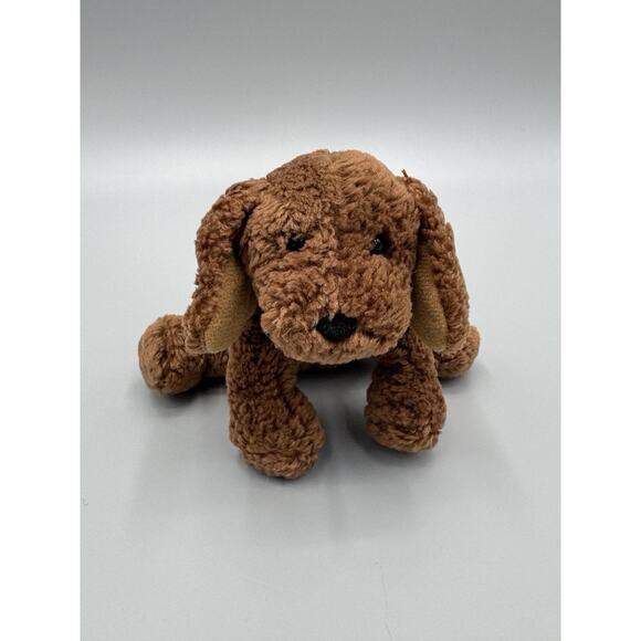 GUND Little Puddles Puppy Dog Mini Plush #5343 Brown Stuffed Animal - Picture 1 of 9